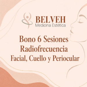 Bono 6 sesiones de Radiofrecuencia Facial, Cuello y Periocular