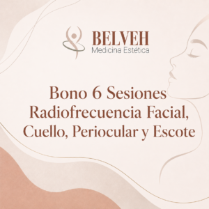 Bono 6 sesiones de Radiofrecuencia Facial, Cuello, Periocular y Escote